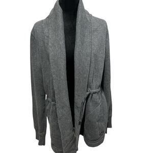 Classic Eddie Bauer Gray Knit Blazer – Size Tall Large